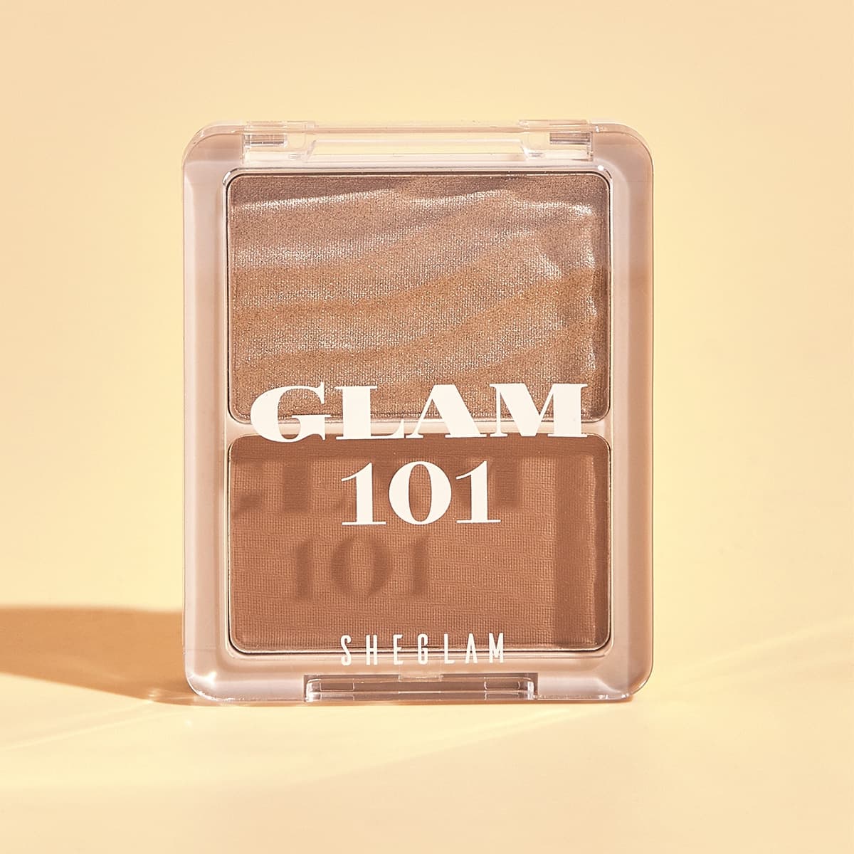 Palette De Poudre Pour Le Visage Glam 101 Hybrid Highlighter & Blush Duo-vienna Blush Highlighter Sans Éblouissement, Utilisation Multiple, Non