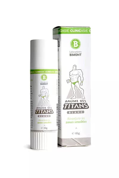 Baume des Titans Blanc - 100% naturel Le stick