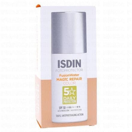 ISDIN Fotoprotector Fusion Water Magic Repair - Crème solaire Teintée SPF50 50ml