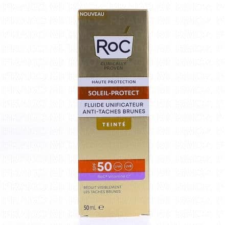 ROC Soleil-Protect - Fluide Unificateur Teinté Anti-Taches Brunes SPF50 50ml
